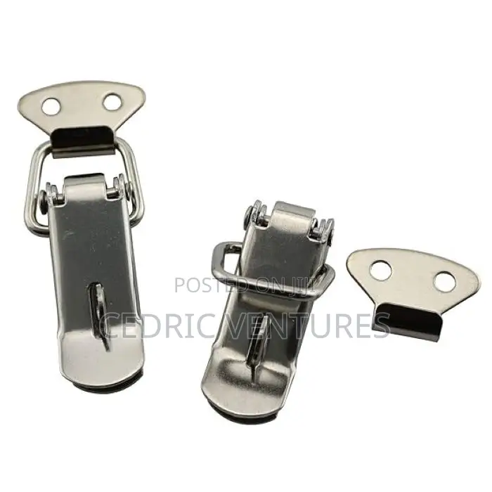 Stainless Steel Spring Loaded Toggle Latch Clamp Clip Lock - 2pcs