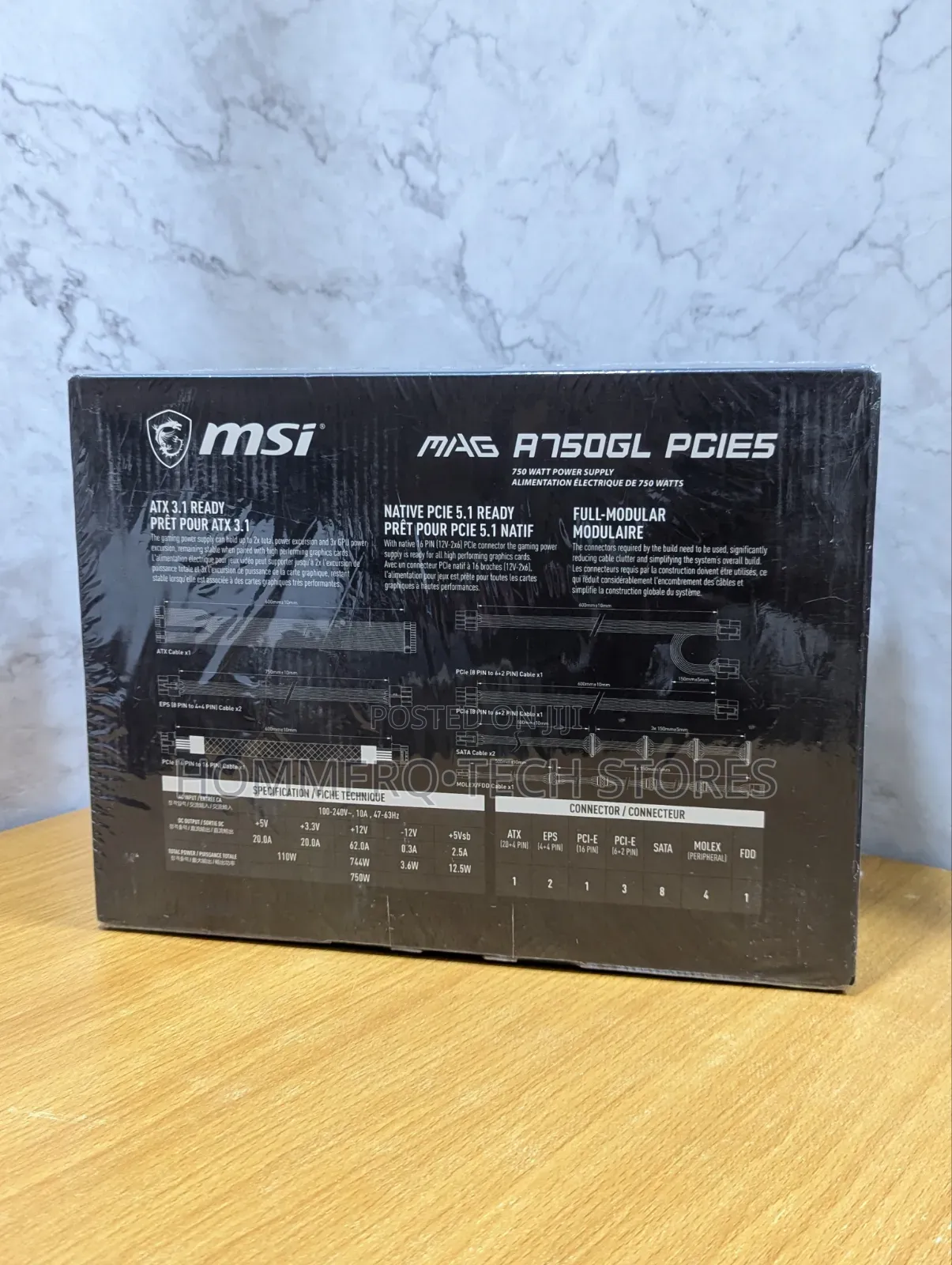 Msi Mag Power Supply 750 Watts