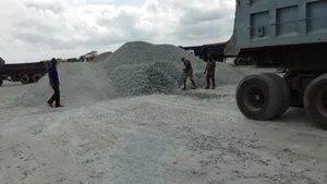 60tones of Granite Material