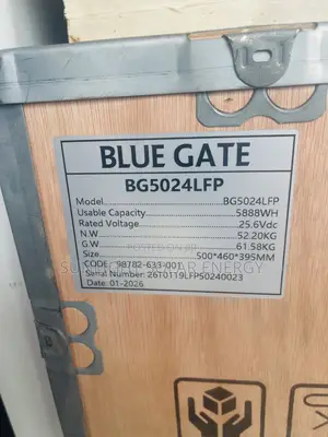 5kwh 25.6v Blue Gate Lithium Battery