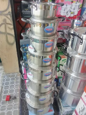 8 Pieces Healthy Induction Stainless Pots Set