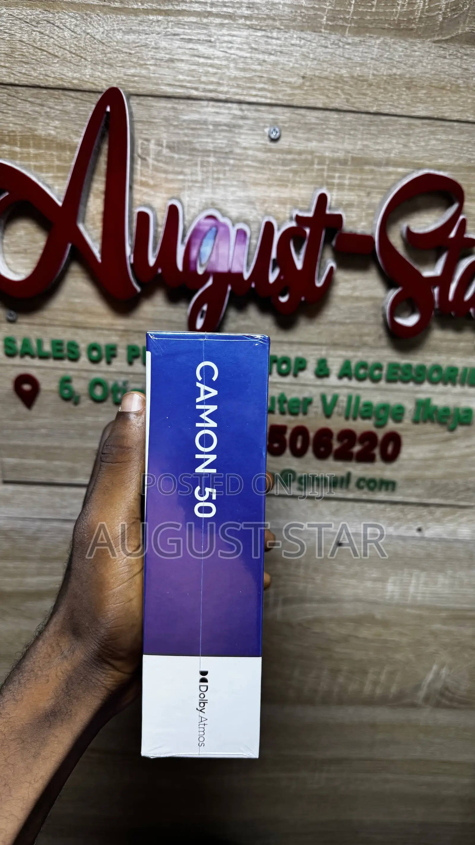 New Tecno Camon 50 256 GB Black
