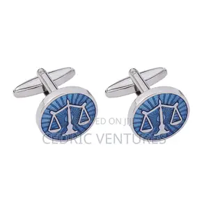 Scales of Justice Men's Shirt Cufflinks