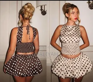 Polka Dot Two-Piece Set