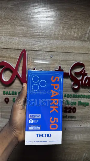 New Tecno Spark 50 128 GB Gray