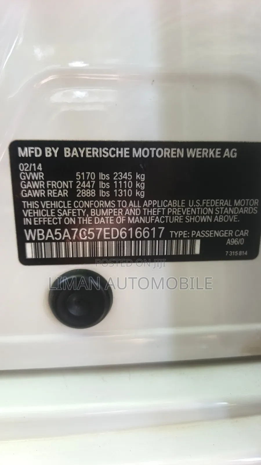 BMW 528i 2014 White