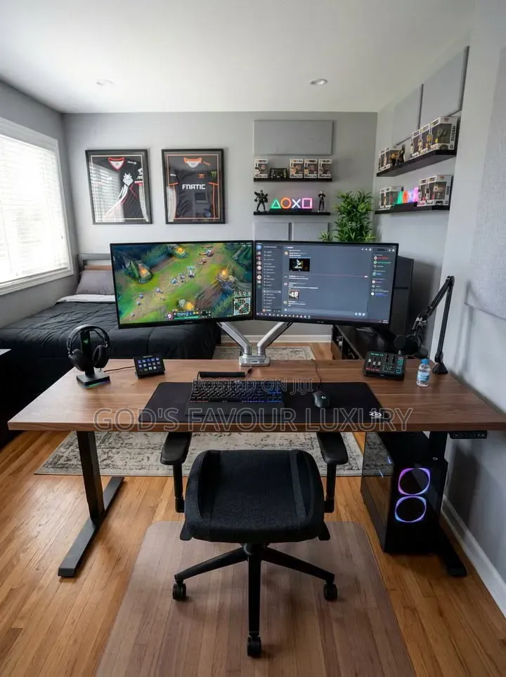 Studio/Home Adjustable Height Gaming Table [Dual Motor]
