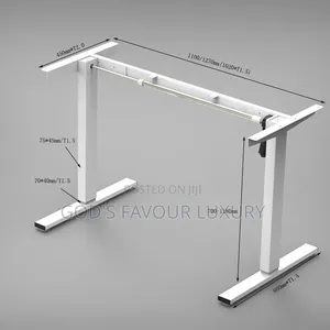 Electric Height Adjustable Gaming Desk Frame