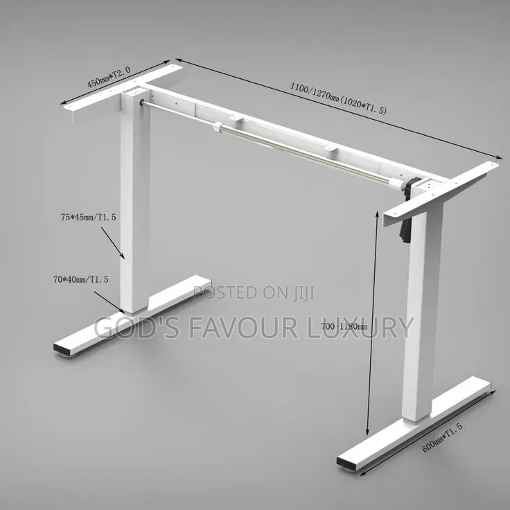 Electric Height Adjustable Gaming Desk Frame
