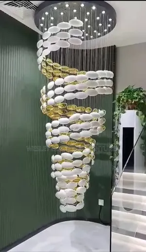 Egg Shape Dropping Light 7ft Long