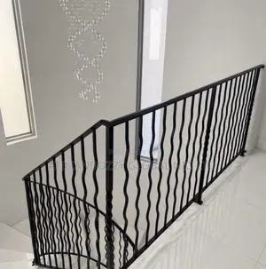 Deep Wave Wrought Iron Rails