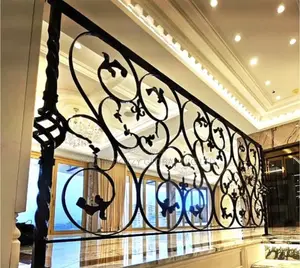 Flower Cumbi Wrought Iron Rail