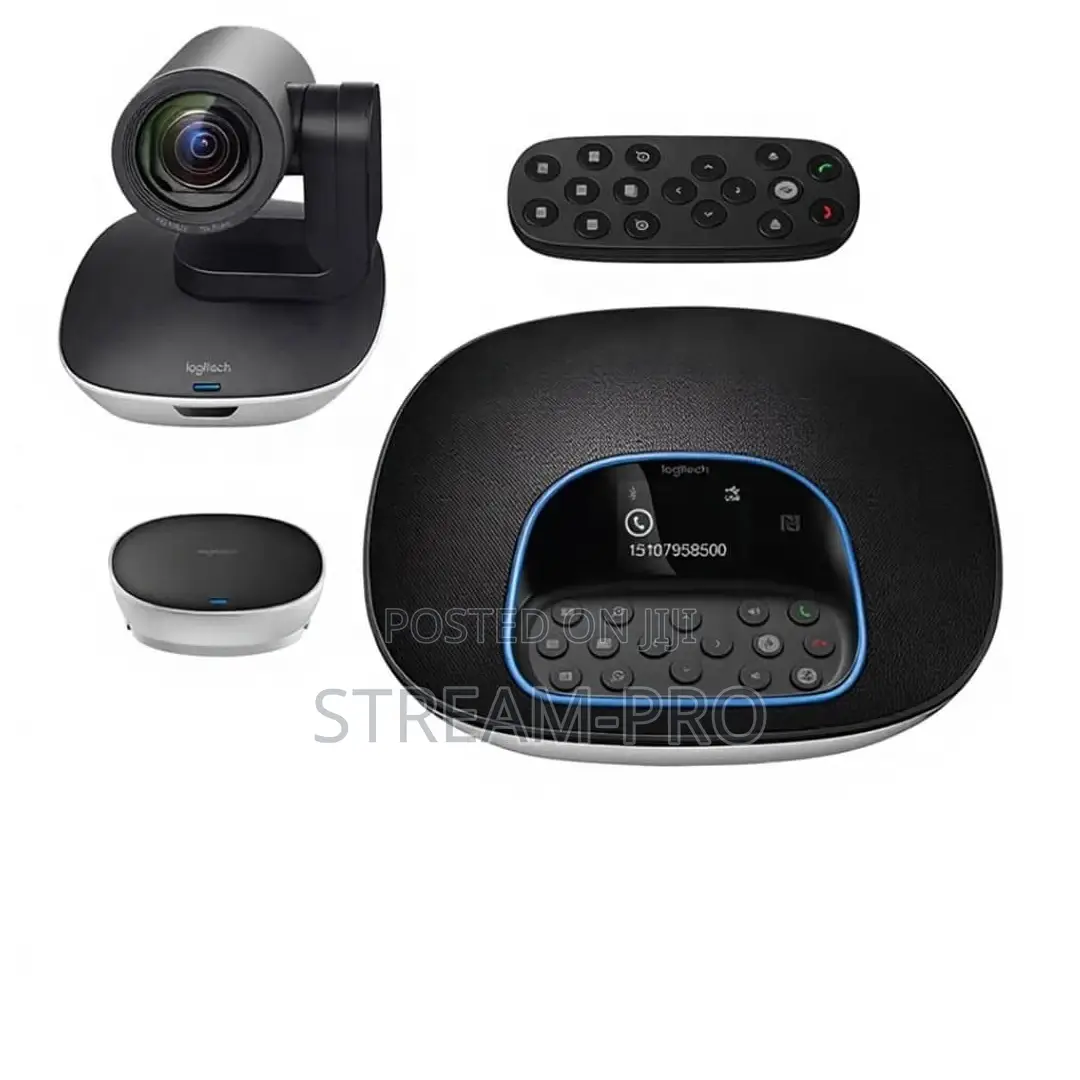Original Logitech Cc3500e Group Video Conferencing System