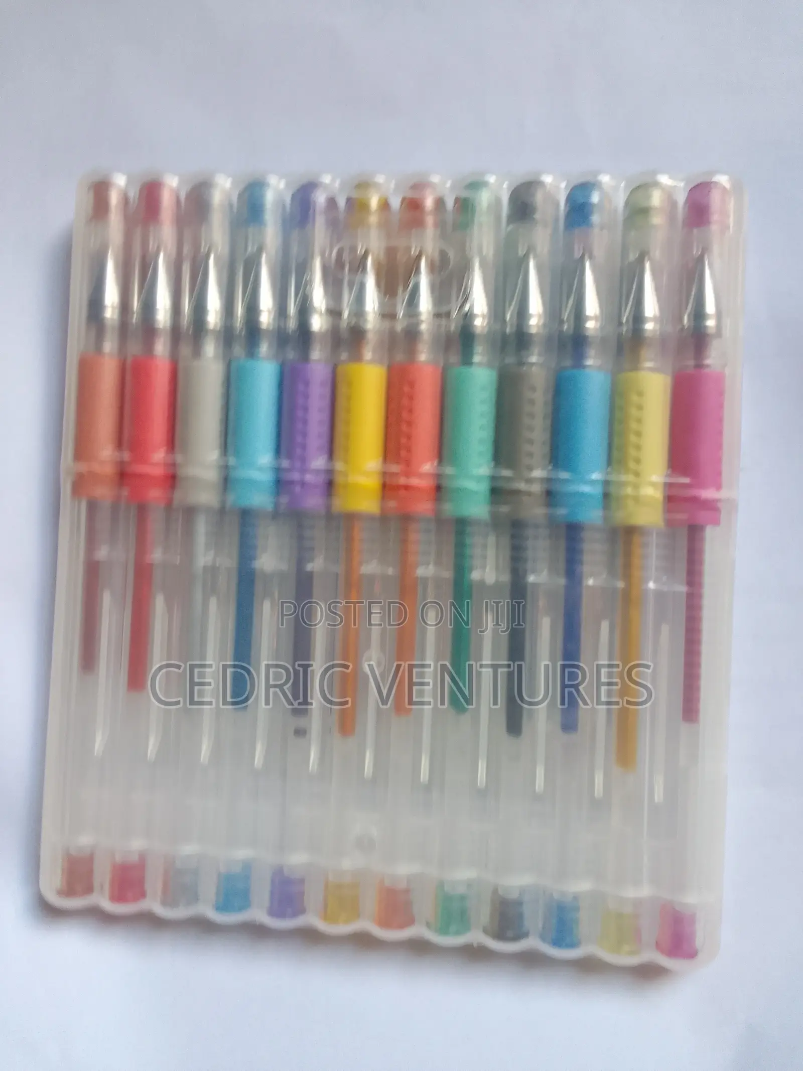 Glitter Gel Pens Assorted Colors - 12 PCS