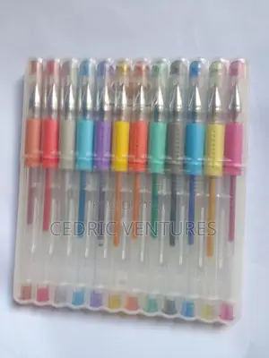 Glitter Gel Pens Assorted Colors - 12 PCS