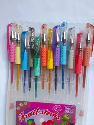 Glitter Gel Pens Assorted Colors - 12 PCS