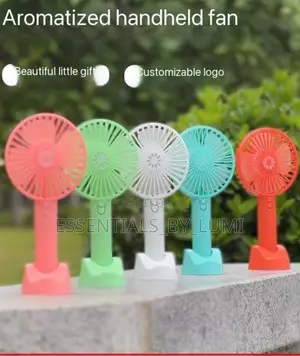 Rechargeable Mini Table/Hand Fan With Stand – Best Quality