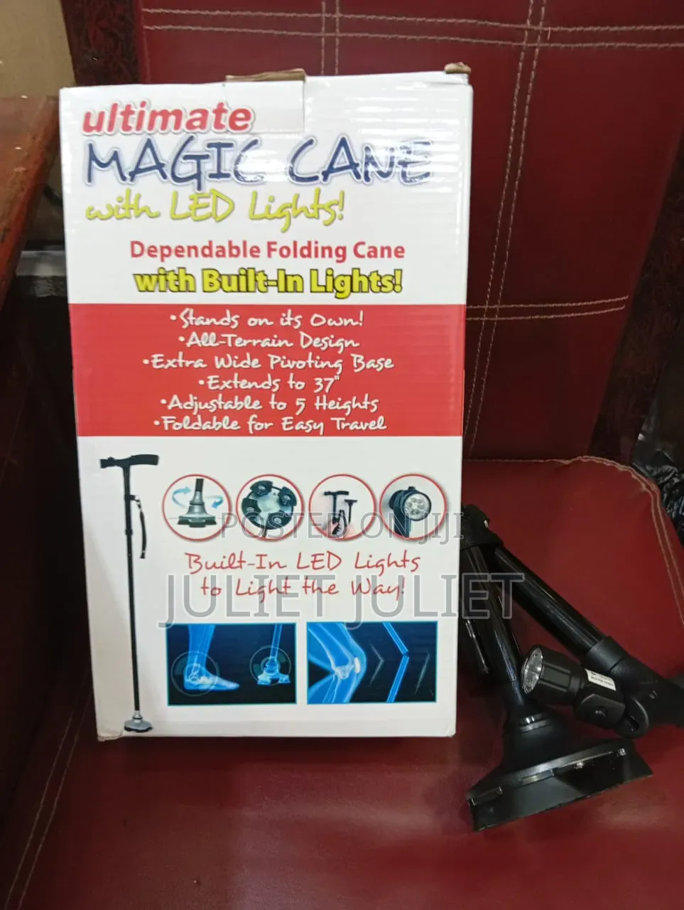 Magic Foldable Cane With Led Light