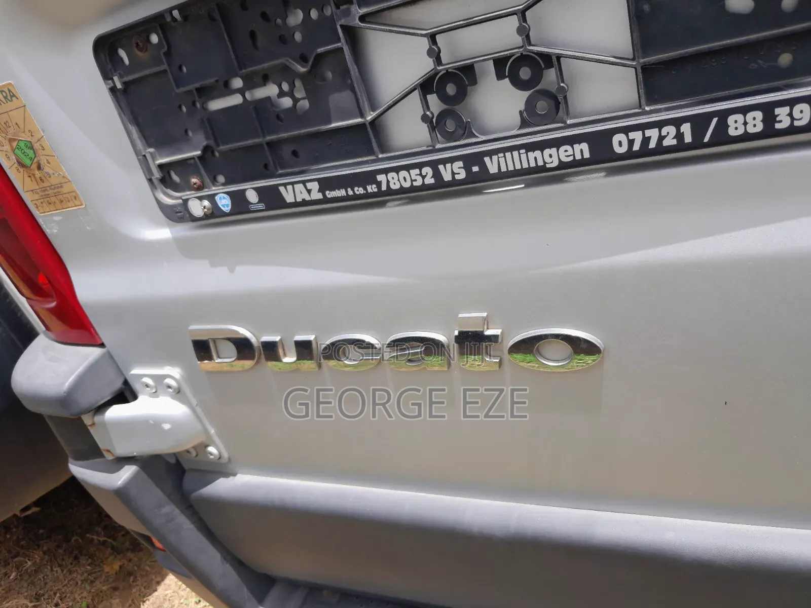 Fiat Ducato 2008 Grey