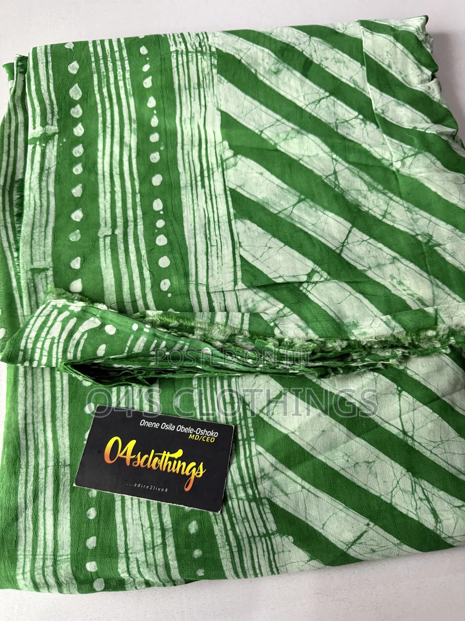 Hand Crafted Chiffon Batik