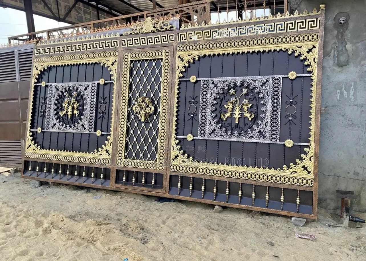 Wrought Iron Double Glazed Steel Gate