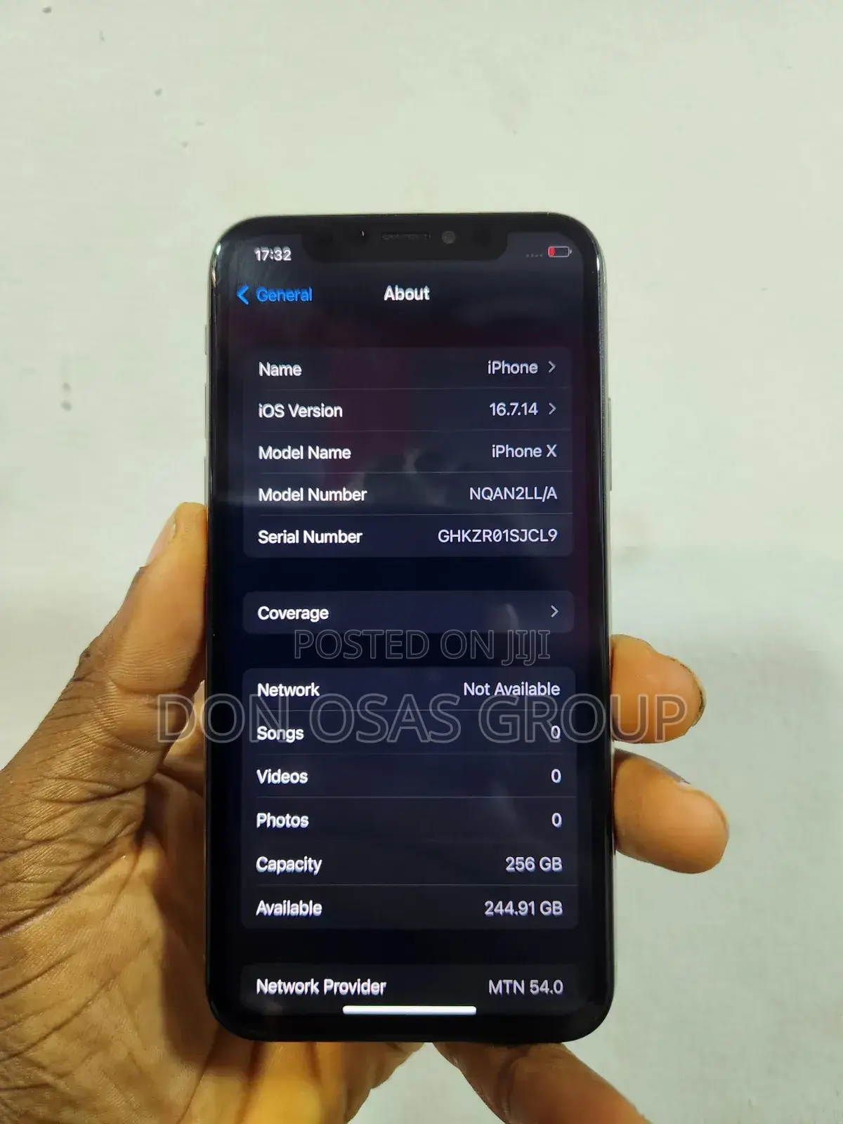 Apple iPhone X 256 GB White