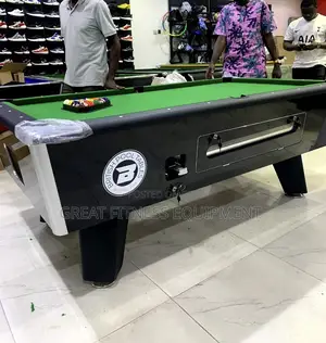 Foreign Coin Snooker Table With Marble Top