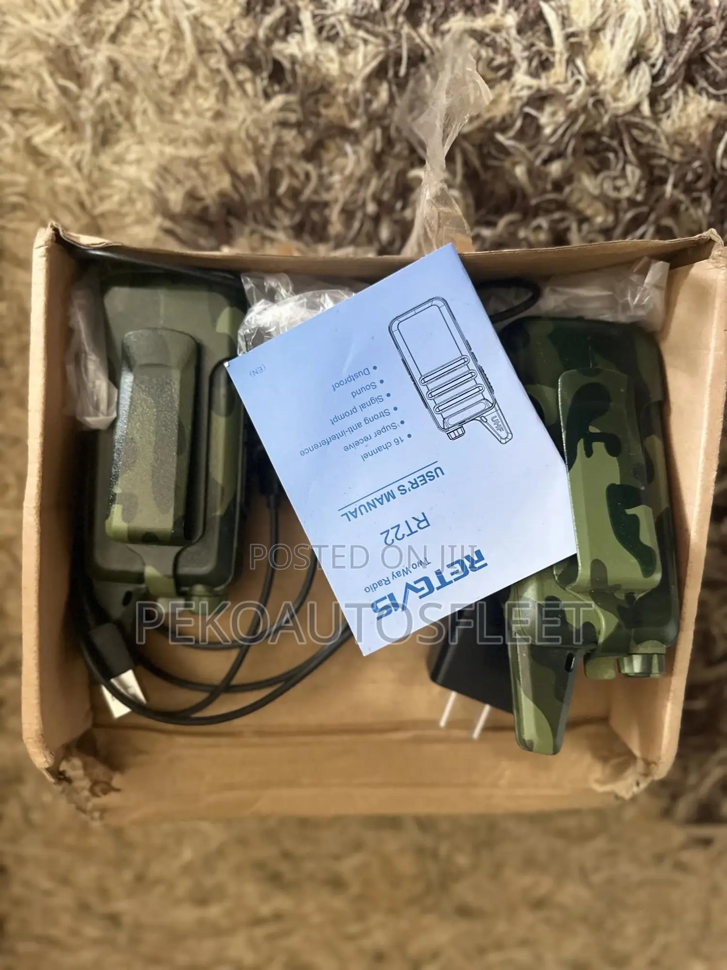 Retevis Rt22 Camouflage Walkie-Talkies