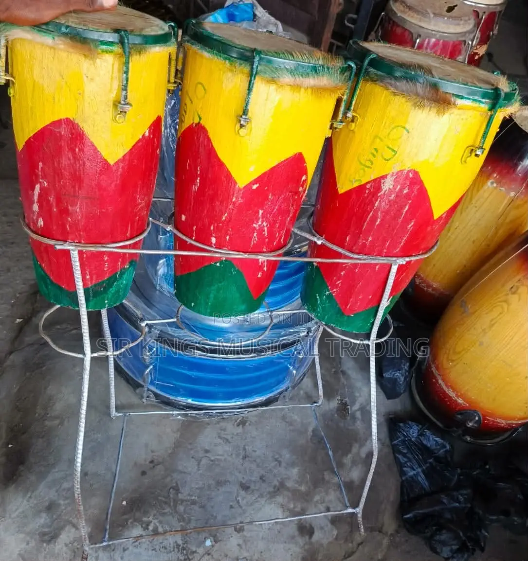 Local Conga Igba Wood, 3 Sets