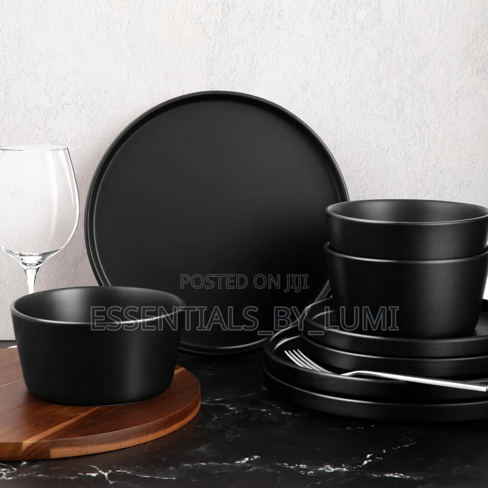16pcs Ceramic Stoneware Dinnerware Set (High Quality ~ Super Solid)
