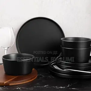 16pcs Ceramic Stoneware Dinnerware Set (High Quality ~ Super Solid)