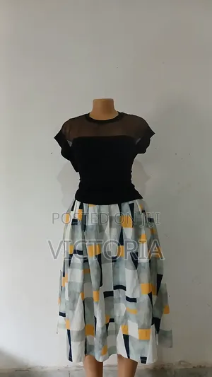 Soft Cotton Blend Skirt