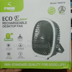 Eco Epower Rechargeable Desktop Fan