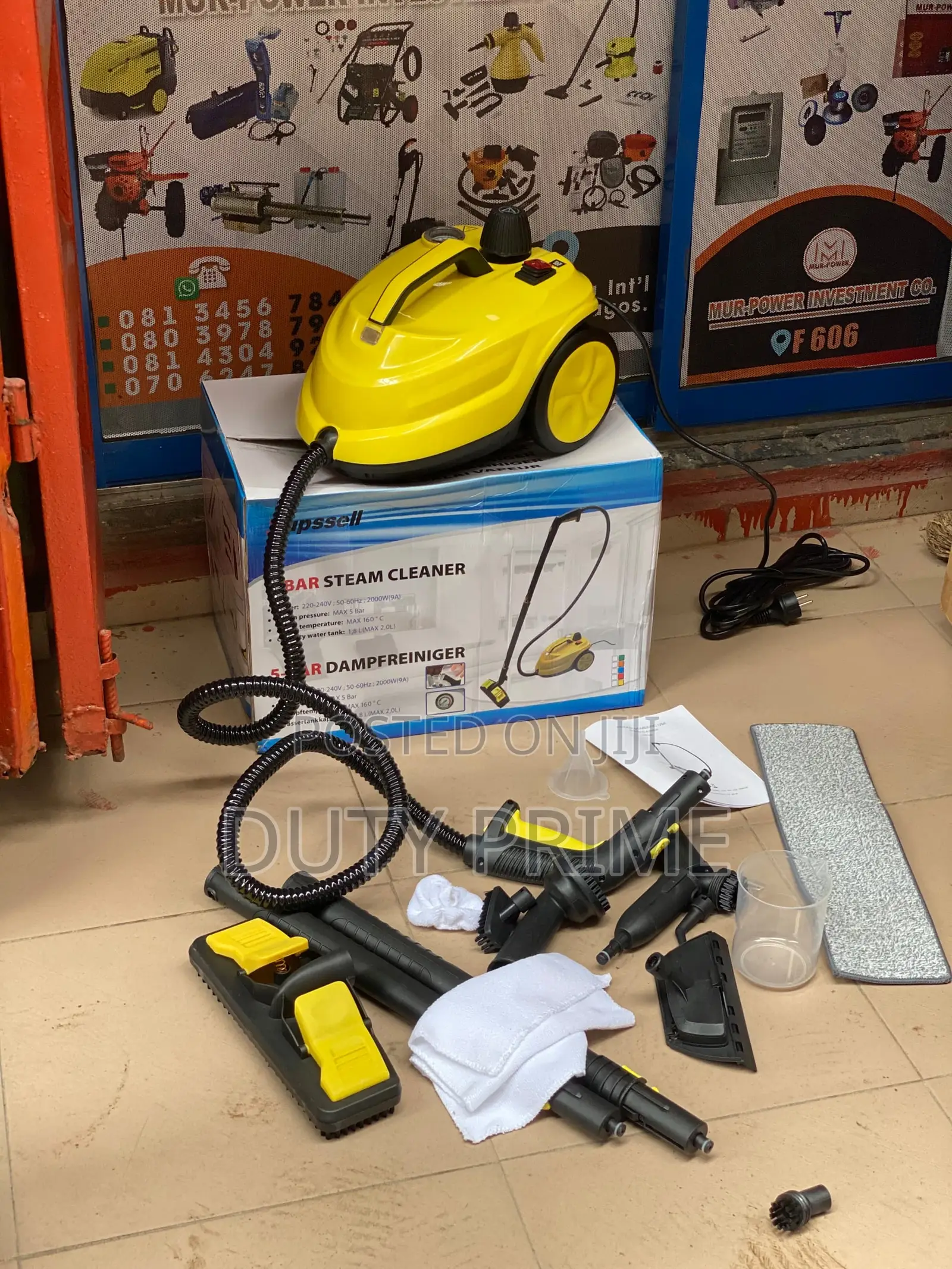 High Pressure Multi-Purpose Steam Cleaner
