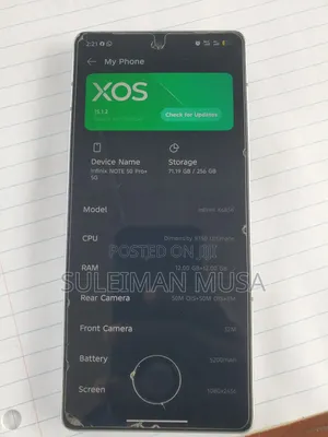 Infinix Note 50 Pro+ 256 GB Silver
