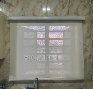 Plain White Window Blind