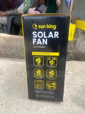 Sun King Solar Fan Nigeria | Powerful Cooling During Power Outage