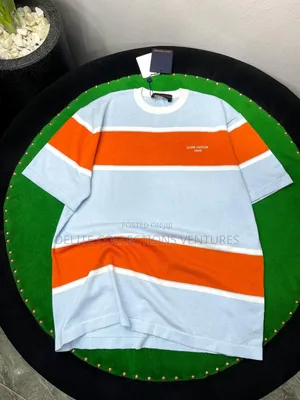 *Louis Vuitton Stripe Crewneck* *Available in M-Xl (Luxury Sizes)