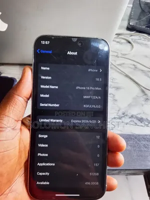 Apple iPhone 16 Pro Max 512 GB Silver
