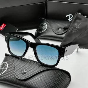 Luxury Ray-Ban Style Sunglasses Blue Gradient Lens, Uv Protection