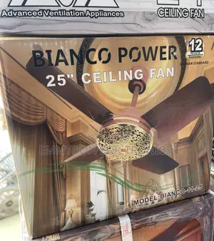 Bianco Power Ceiling Fan With 5 Speed Regulator