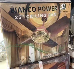 Bianco Power Ceiling Fan for Homes, Shops and Offices