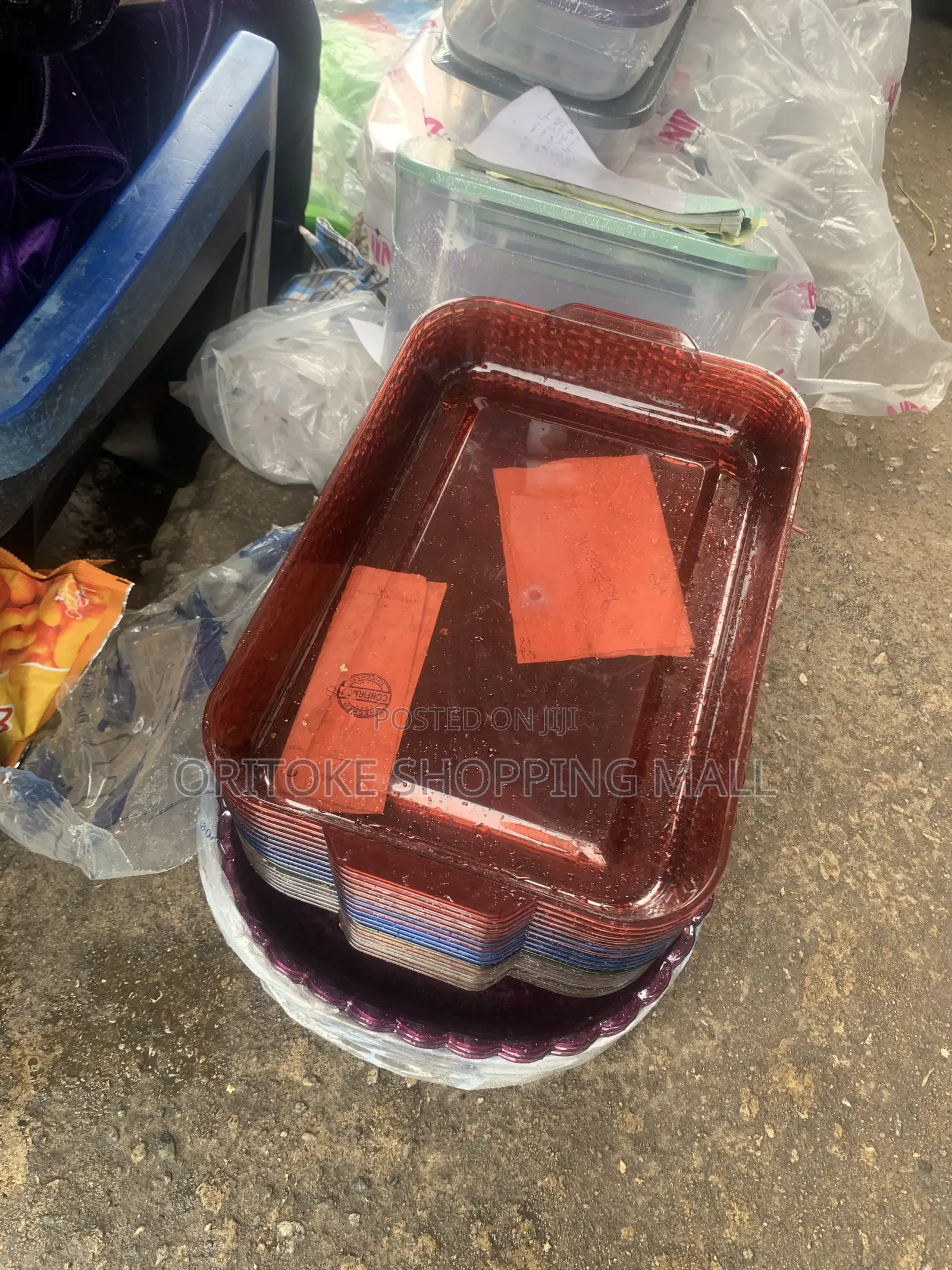 Fancy Plastic Tray