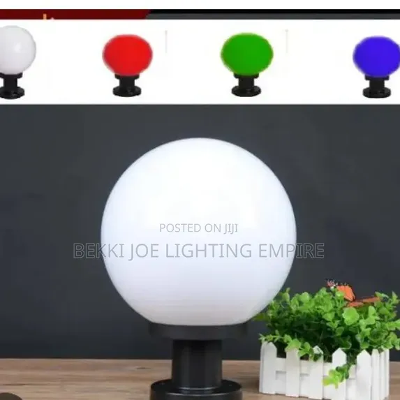 Fence Light Plastic Type Frosted