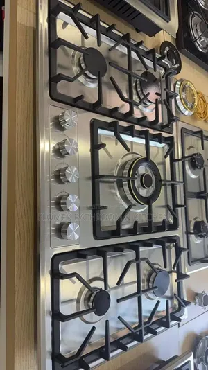 Luxury 5-Burner Built-in Gas Hob – Heavy Duty Stainless Steel Cooktop.