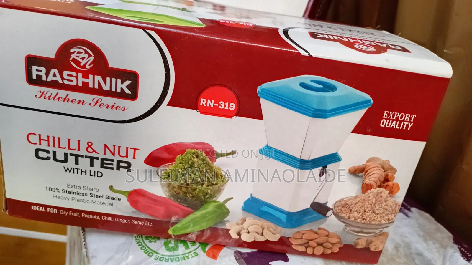 Chilli Nut Cutter Stainless