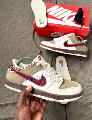Nike Sb Dunk Low ‘Khaki Leopard Skin’ Sneakers