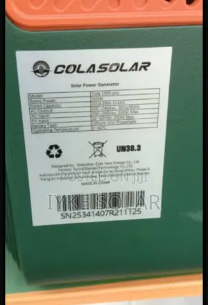 Cola Solar 1000pro /300watts Capacity