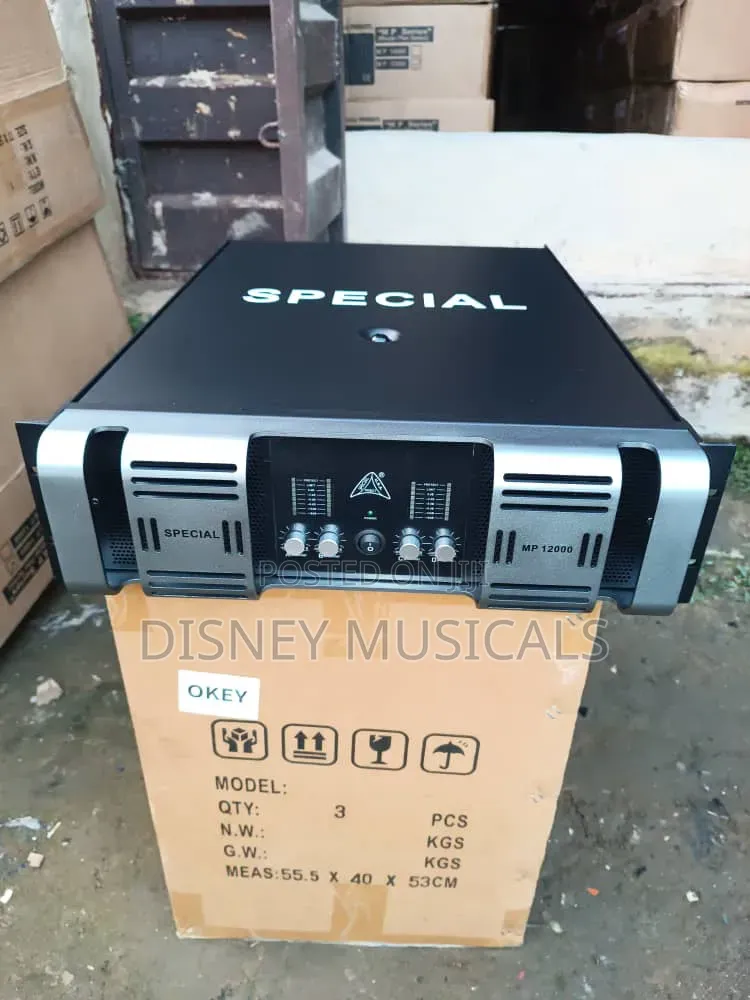 Special 4 Channels Amplifier Mp 12000(Master Plan Series)