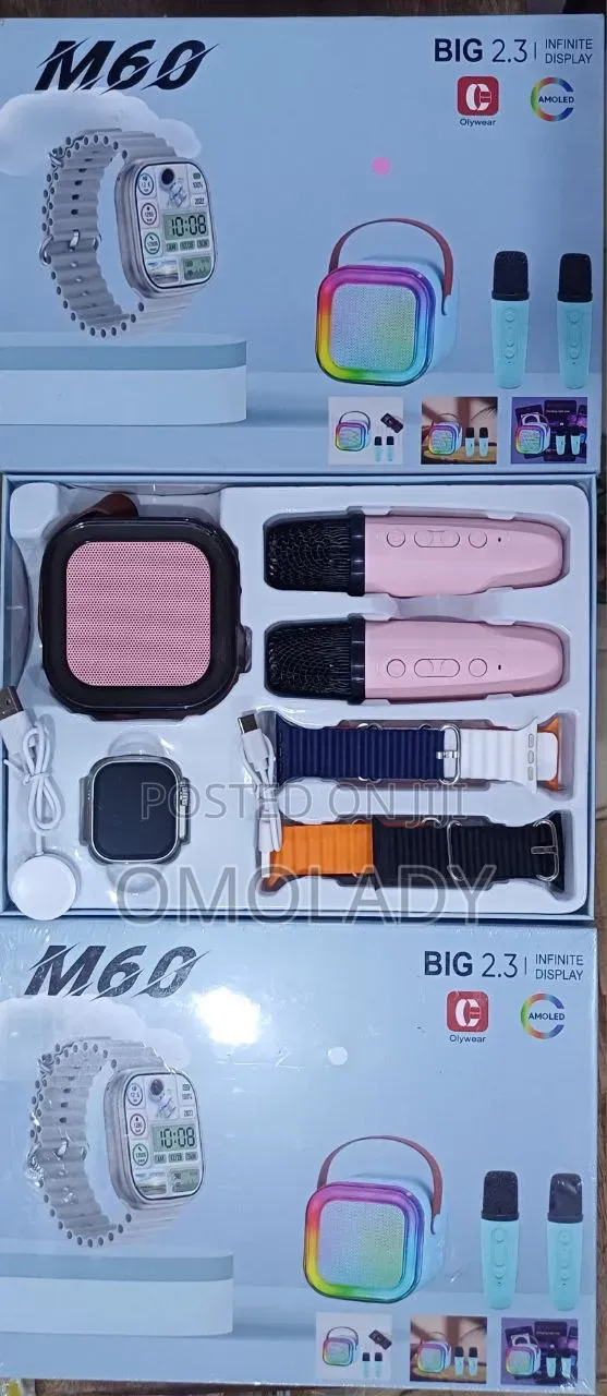 Bluetooth Spaker With Microphone + Smart Watch